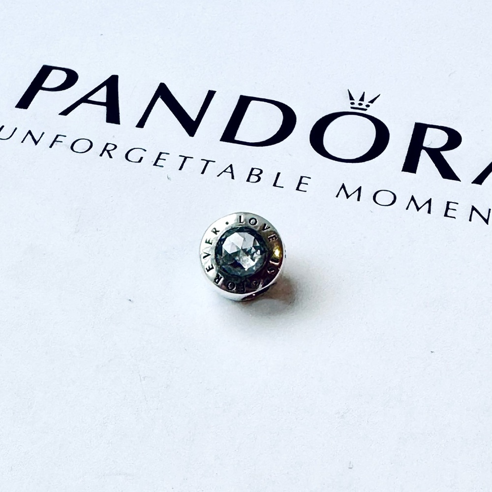 Pandora Love is Forever Button Charm